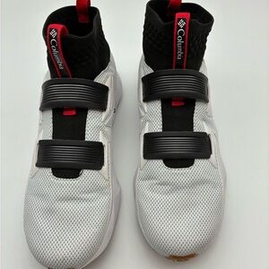 Columbia White and Black Athletic Sneakers